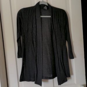 Vanity size small black cardigan